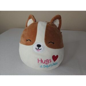 8” Regina the Corgi Hugs & Squishes 2021 Squishmallow Plush Kelly